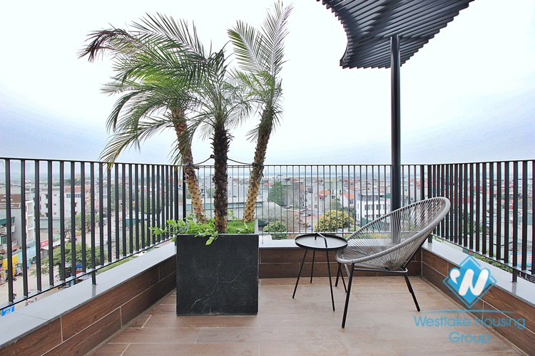A well-decorated duplex 2 bedrooms apartment for rent in Au Co st, Tay Ho